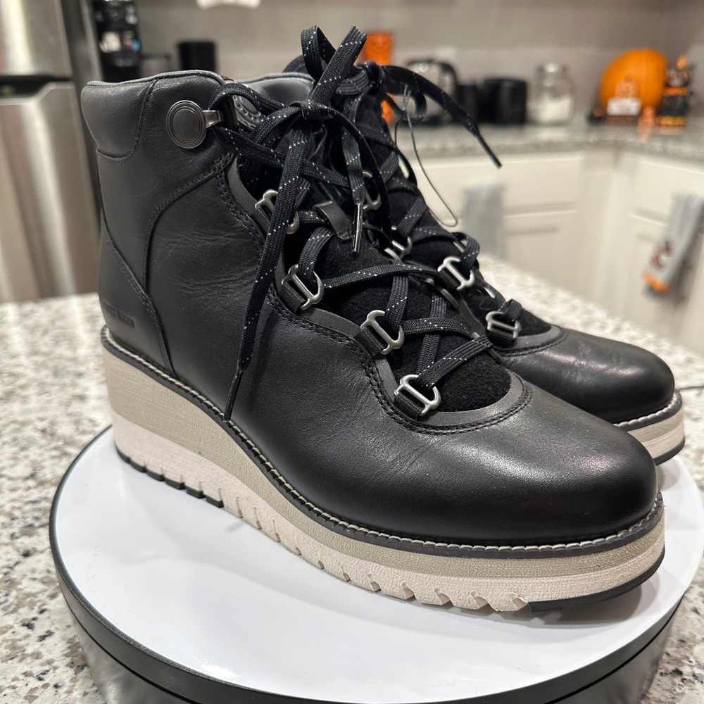 Cole Haan Zerogrand city lace up wedge